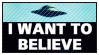 I want to believe